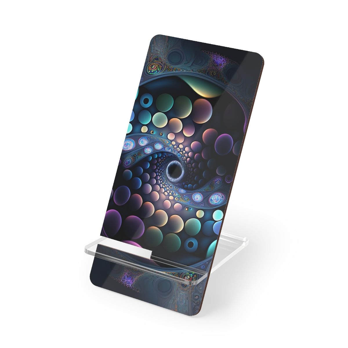 Colorful Fractal Mobile Display Stand for Smartphones
