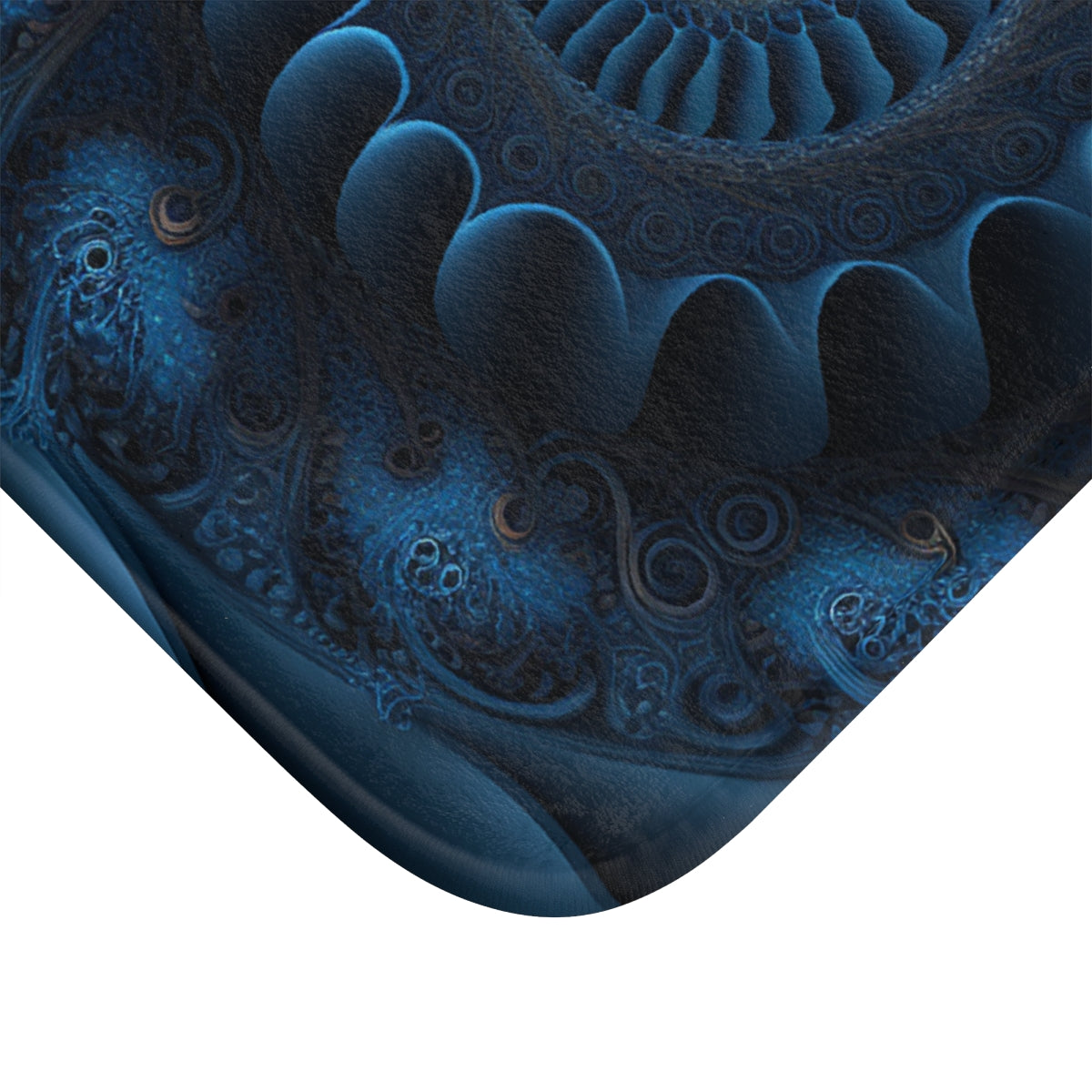 Cream Fractal Bath Mat