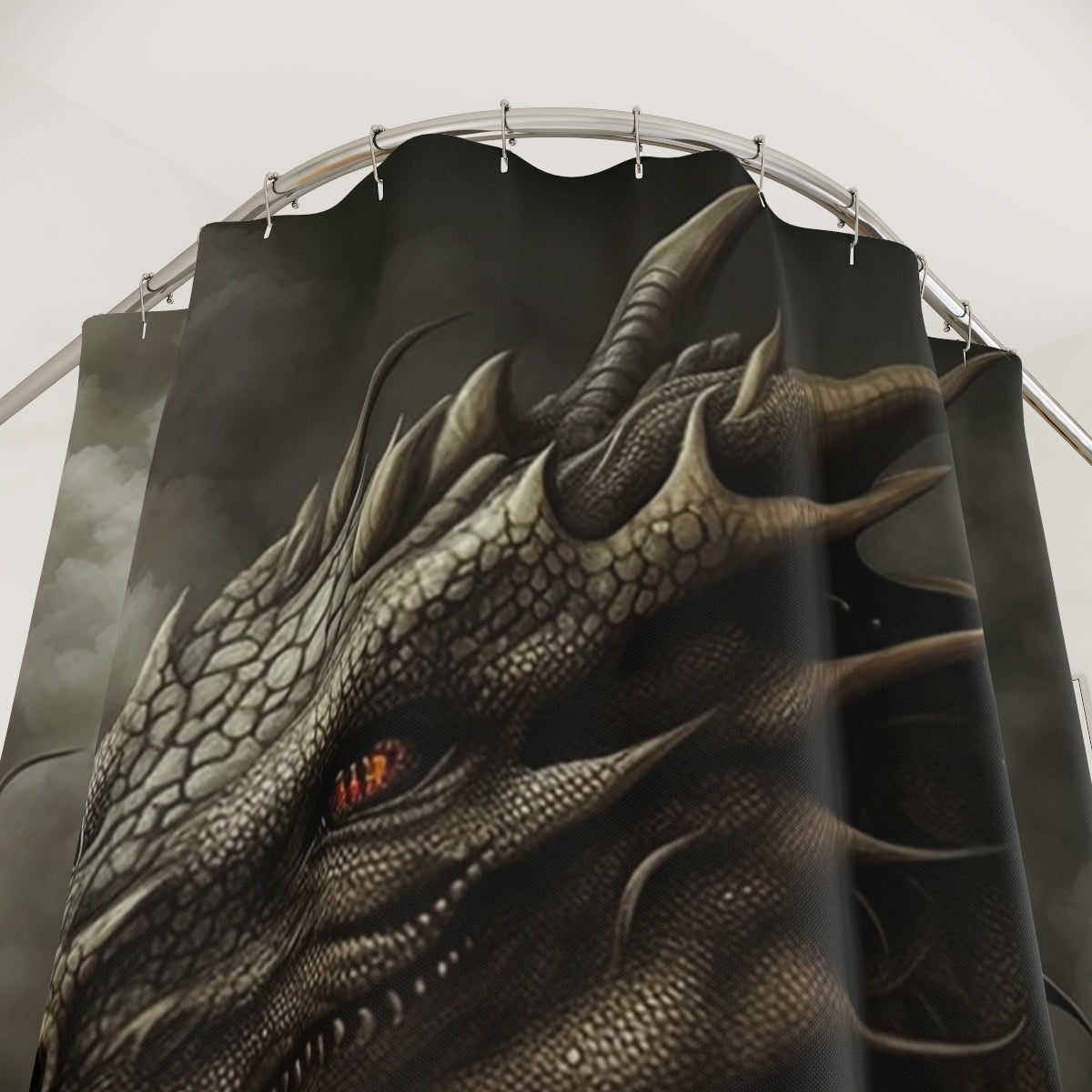 Dragon Polyester Shower Curtain