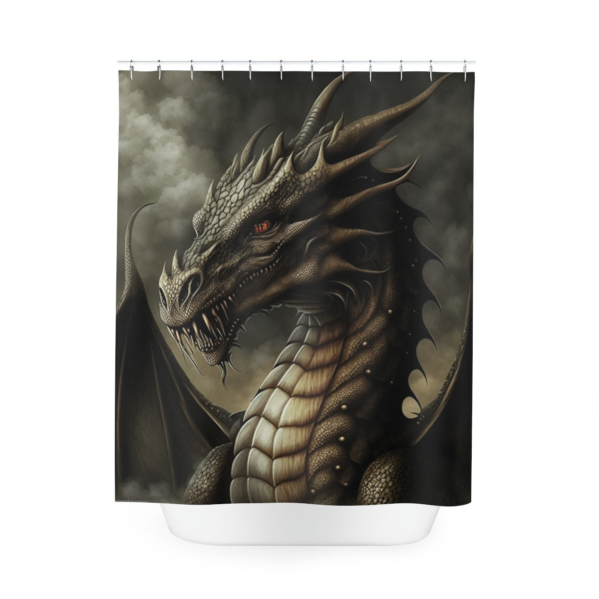 Dragon Polyester Shower Curtain