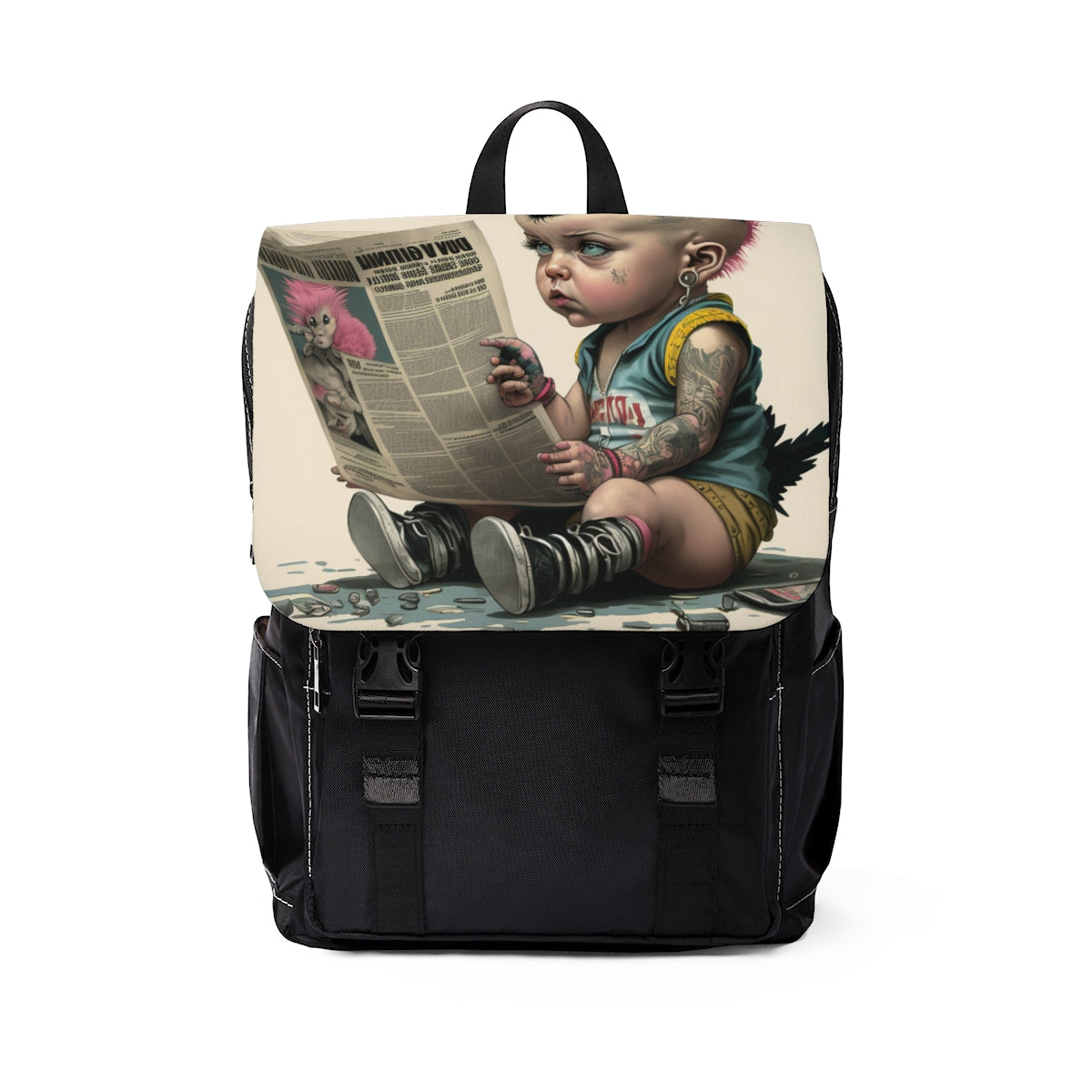 Punk Baby Shoulder Backpack