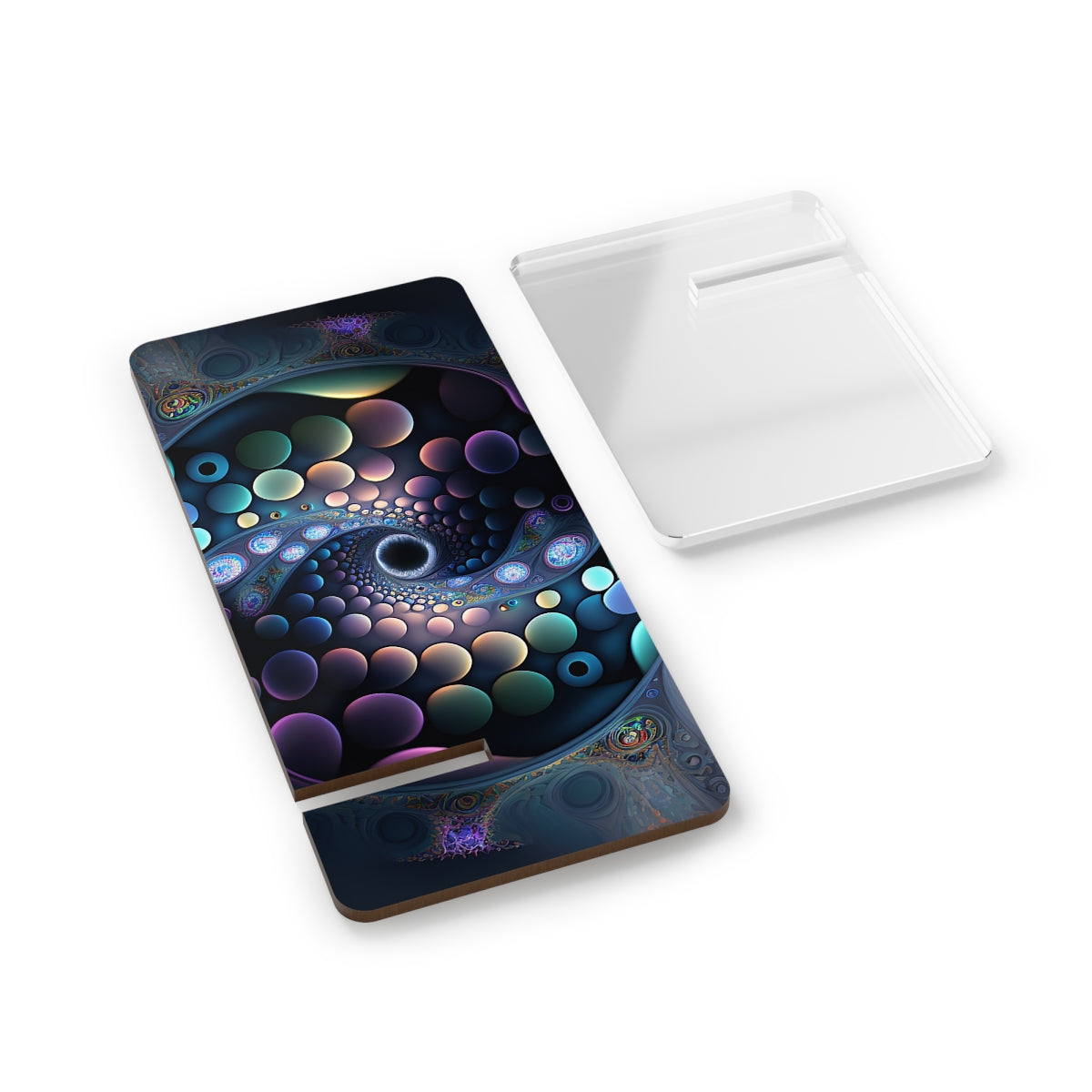 Colorful Fractal Mobile Display Stand for Smartphones