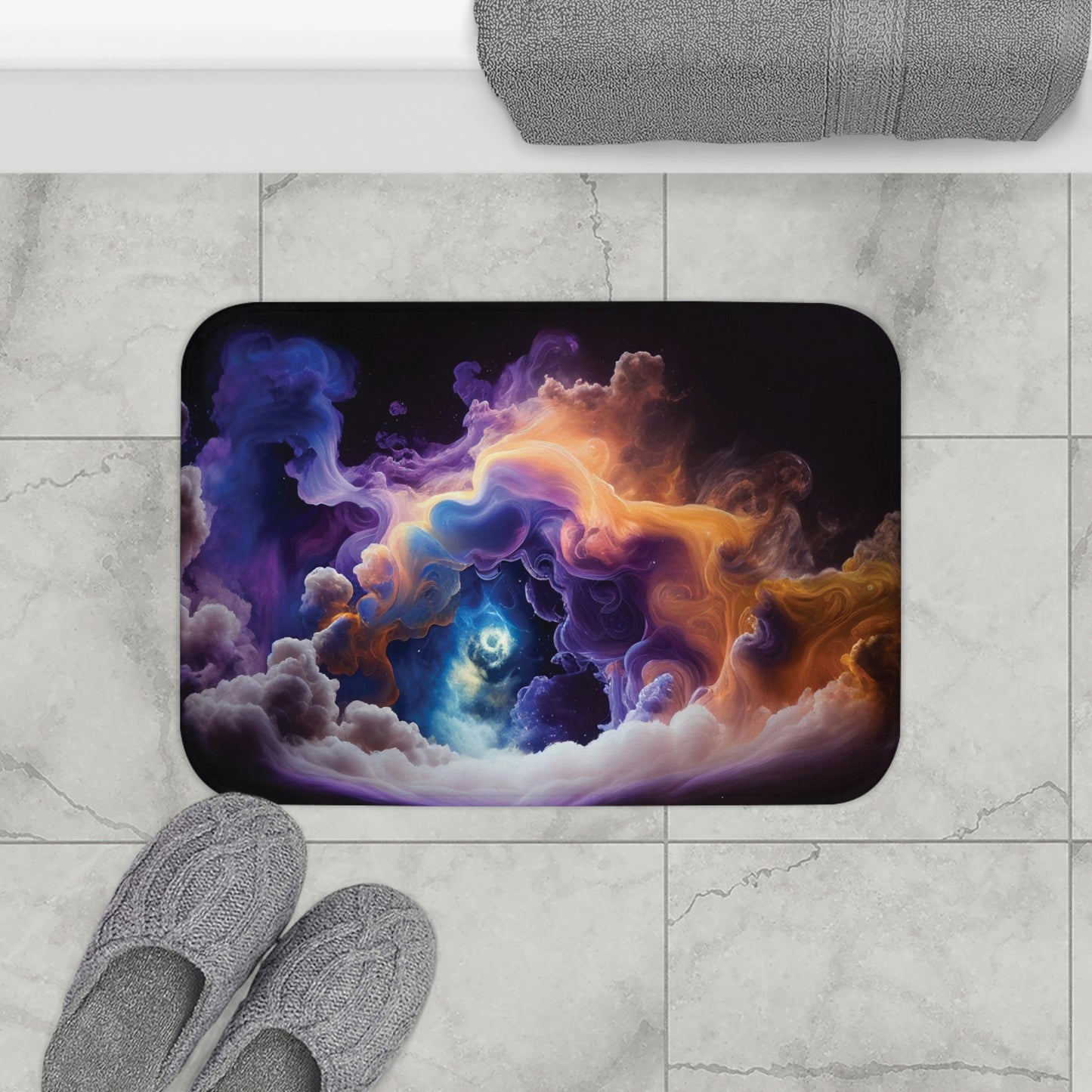 Galactic Gaseous Eye Bath Mat