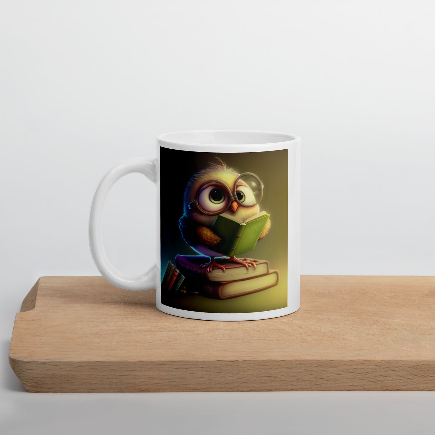 Chickadee glossy mug