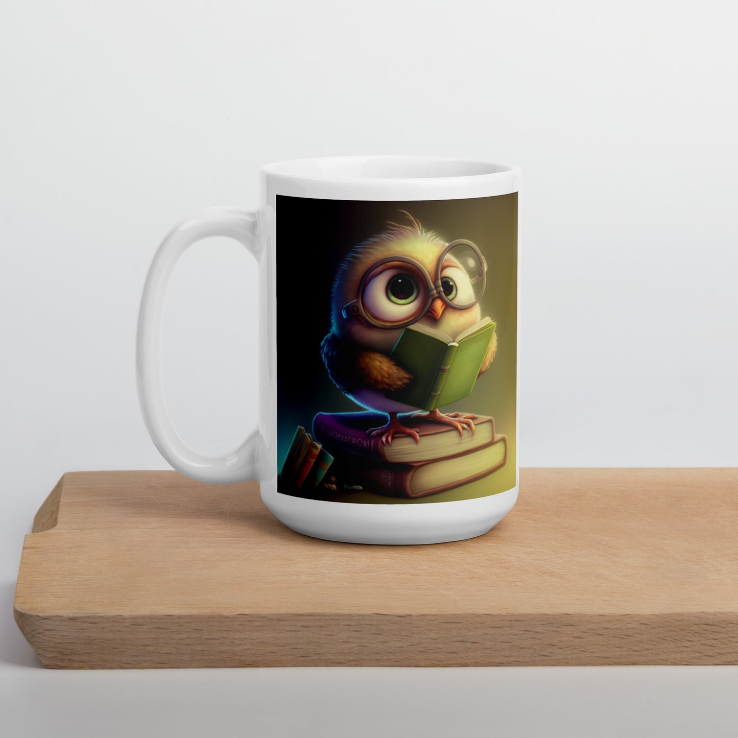 Chickadee glossy mug