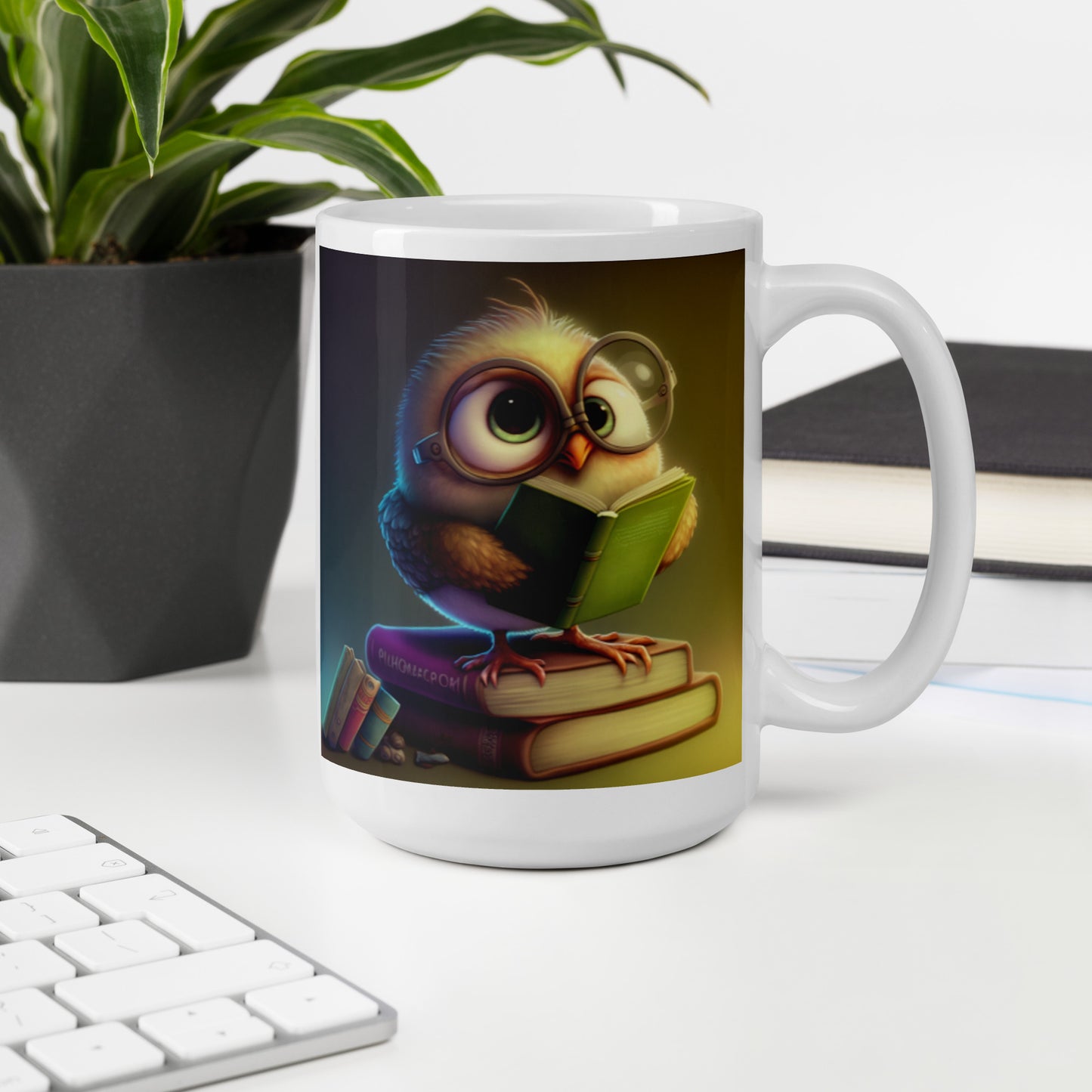 Chickadee glossy mug